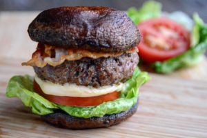 Burger s žampiony Portobello